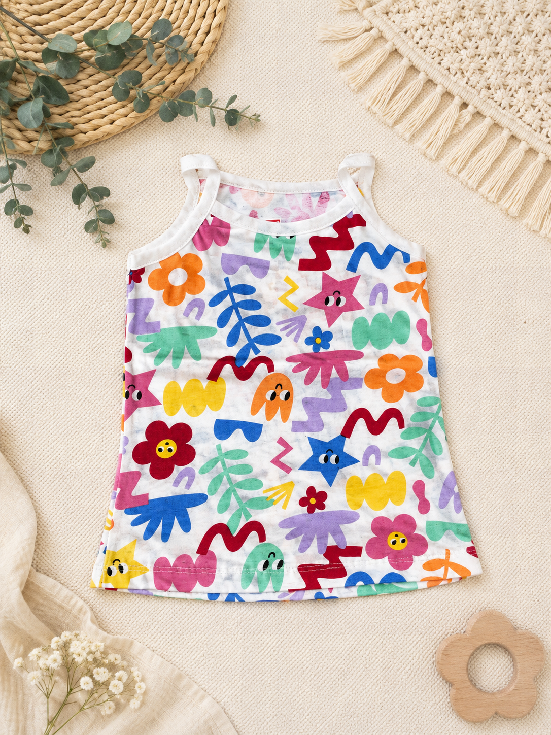 Multicolor Printed Tank Top