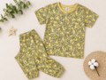 Green Alphabet theme PJ Set