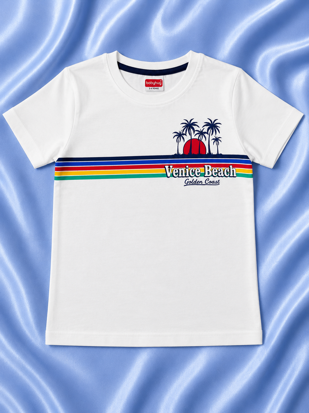 White T-Shirt with Print