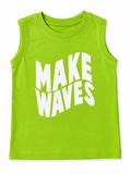 Green Sleeveless T-Shirt