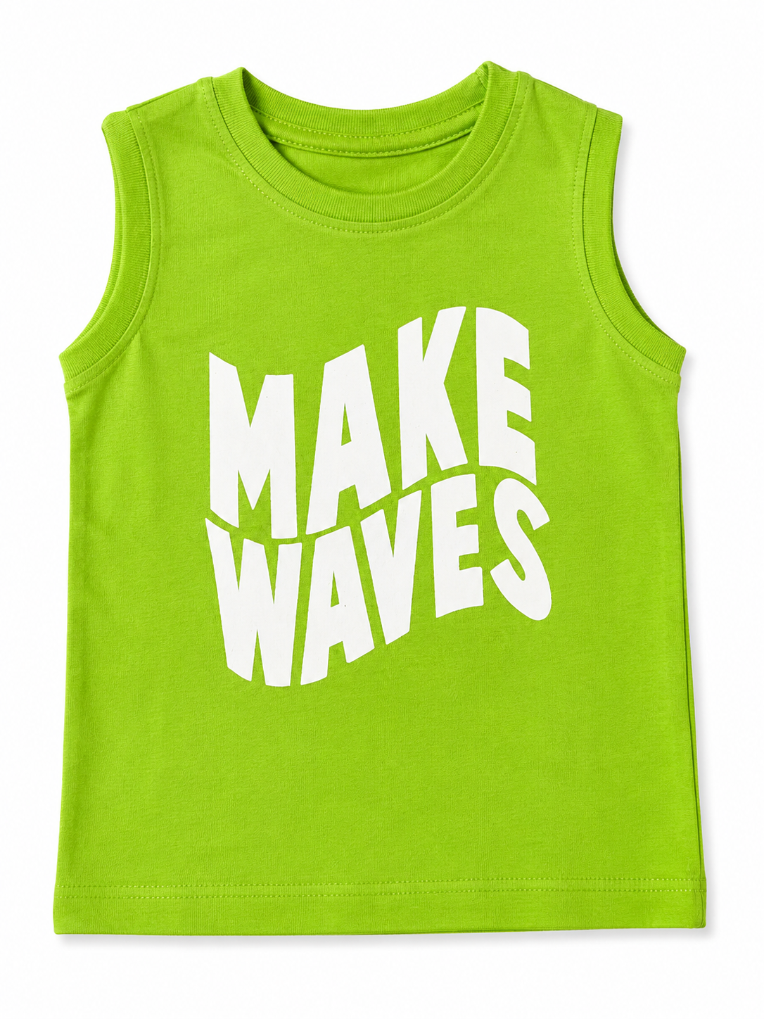 Green Sleeveless T-Shirt