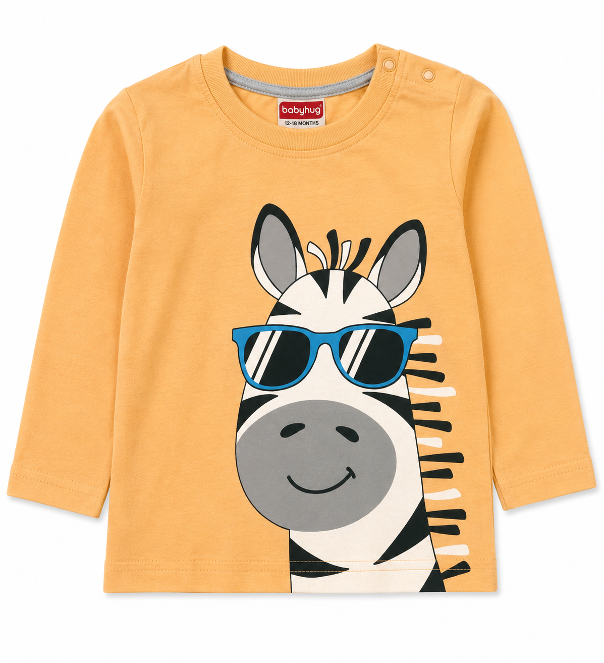 Orange T-Shirt With Giraffe Print