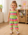 Multicolor Sleeveless Jumpsuit