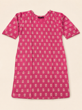Pink Printed Kurti
