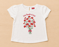 White Floral Printed T-Shirt
