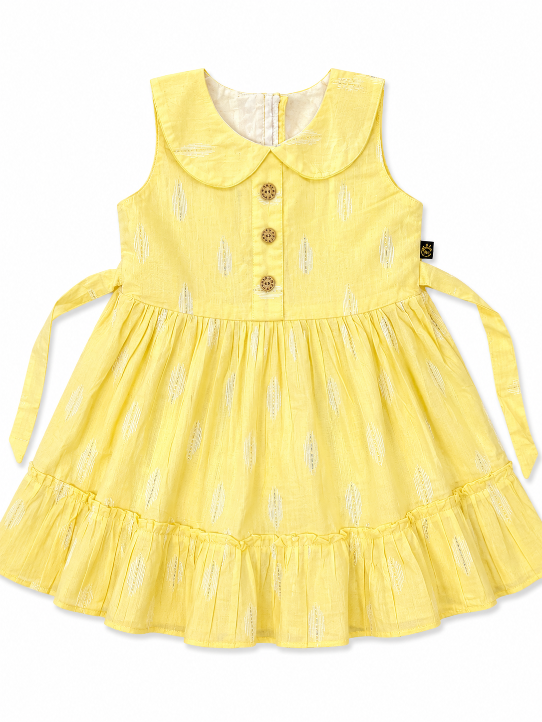 Pastel Yellow Peter Pan Dress