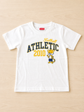 White T-Shirt with Printed Letters