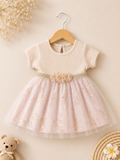 Peach Party Frock