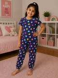 Blue Heart Themed PJ Set