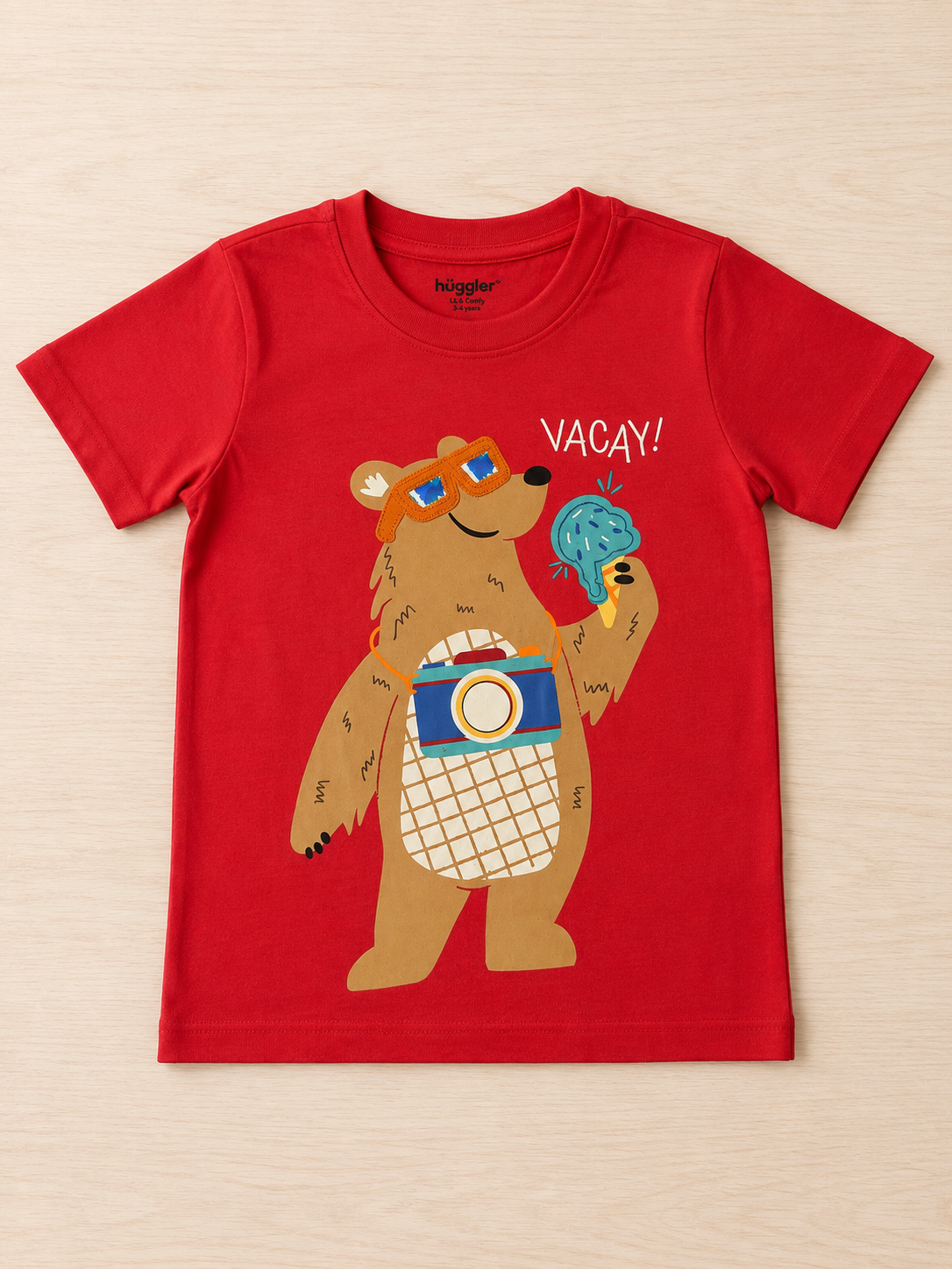 Red Character Print T-Shirt