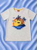 Gray Printed T-Shirt