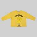Yellow Drop Shoulder Crop Top T-Shirt