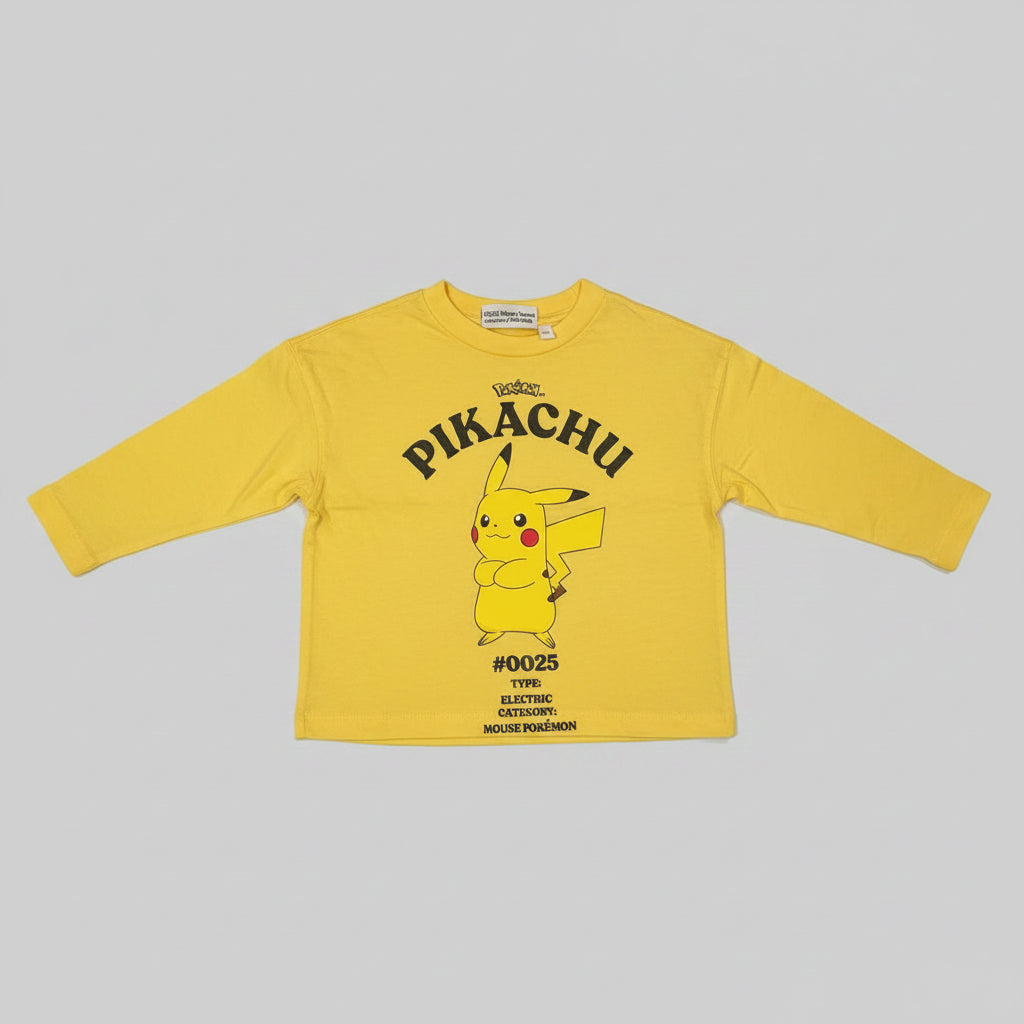 Yellow Drop Shoulder Crop Top T-Shirt