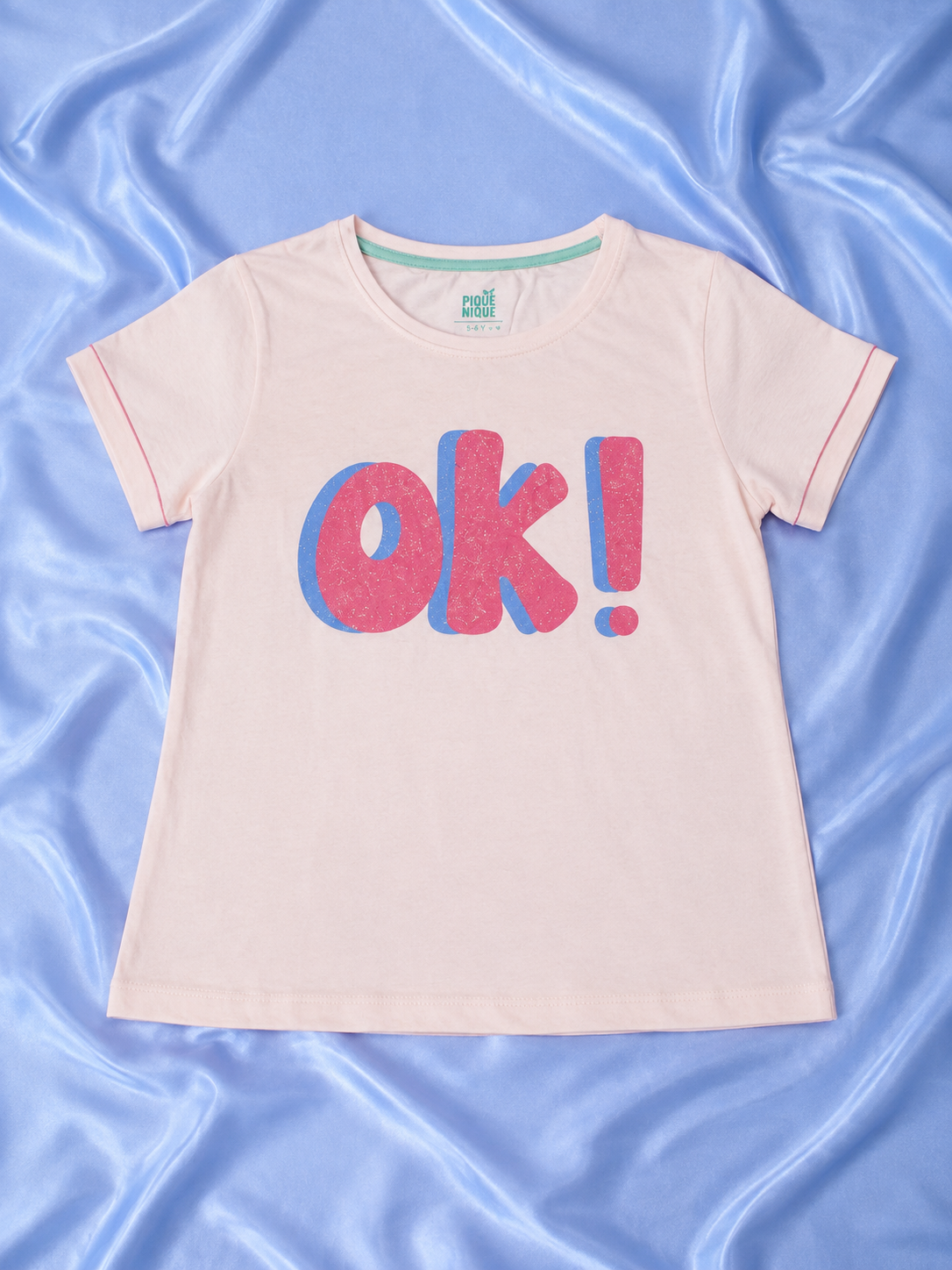 Pastel Pink Printed T-Shirt