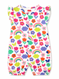 Multi Color Half Romper
