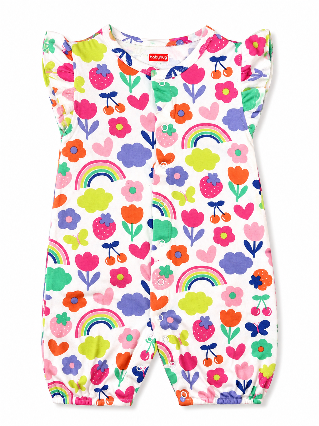 Multi Color Half Romper
