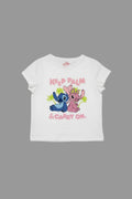White Character Printed T-Shirt