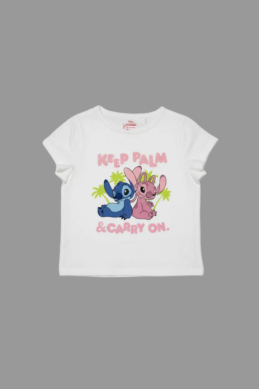 White Character Printed T-Shirt