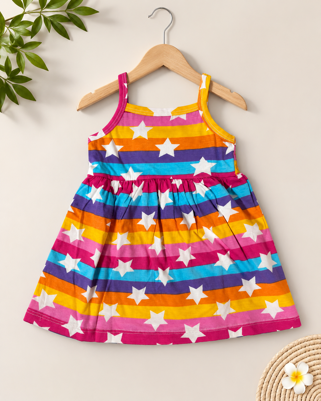 Multicolor Sleeveless Dress