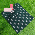 Dark Green Printed Kurti