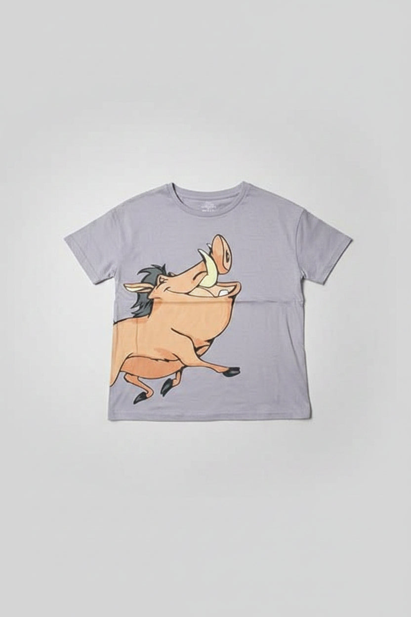 Purple T-Shirt with Character Print
