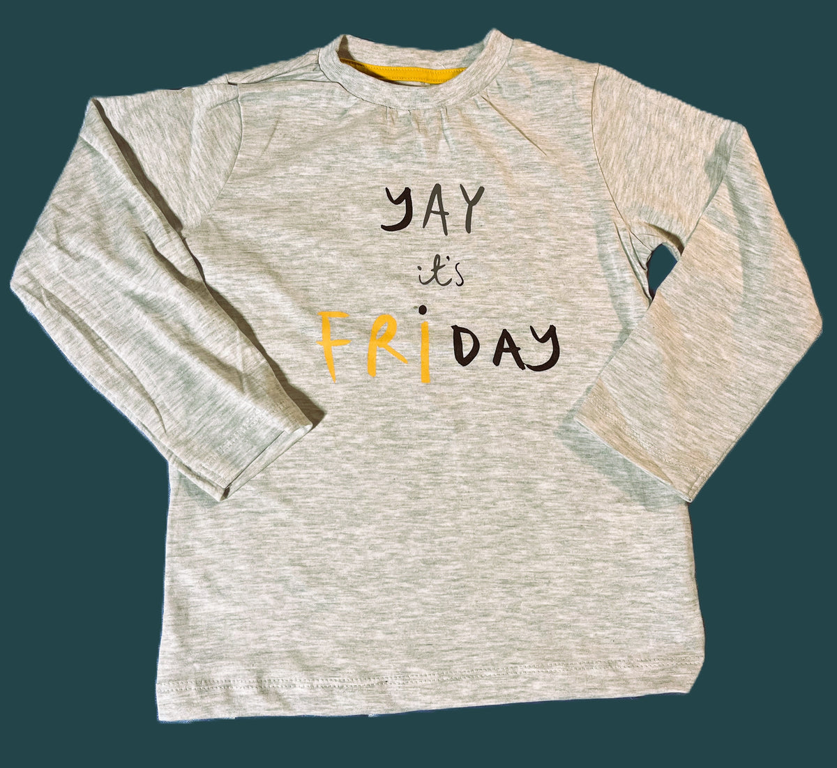 Grey T-shirt With Phrase