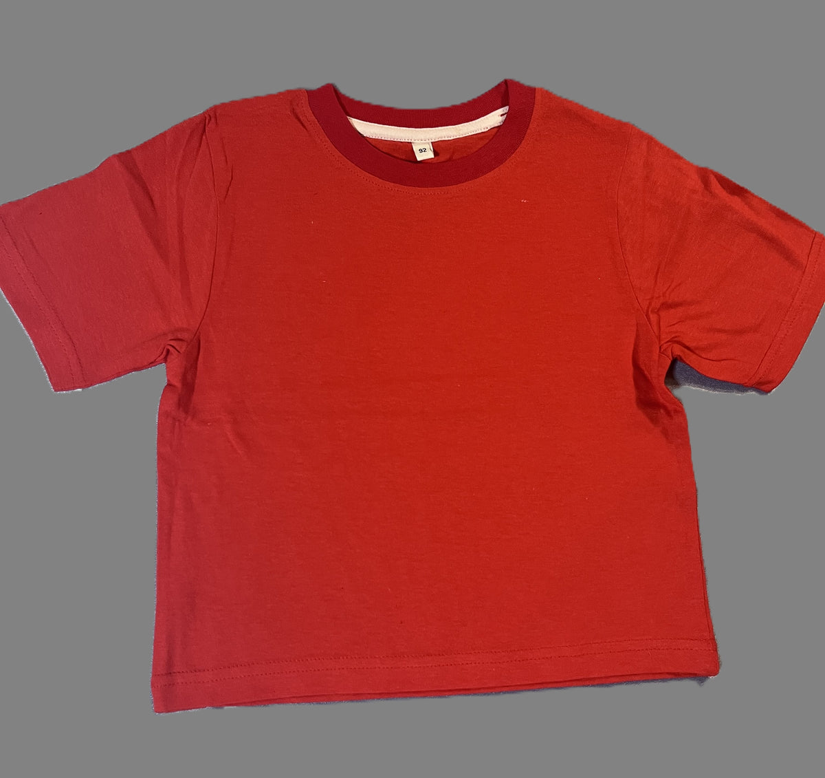 Red Plain T-shirt