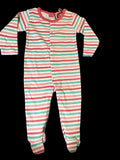 Striped Footed Sleeper Suit