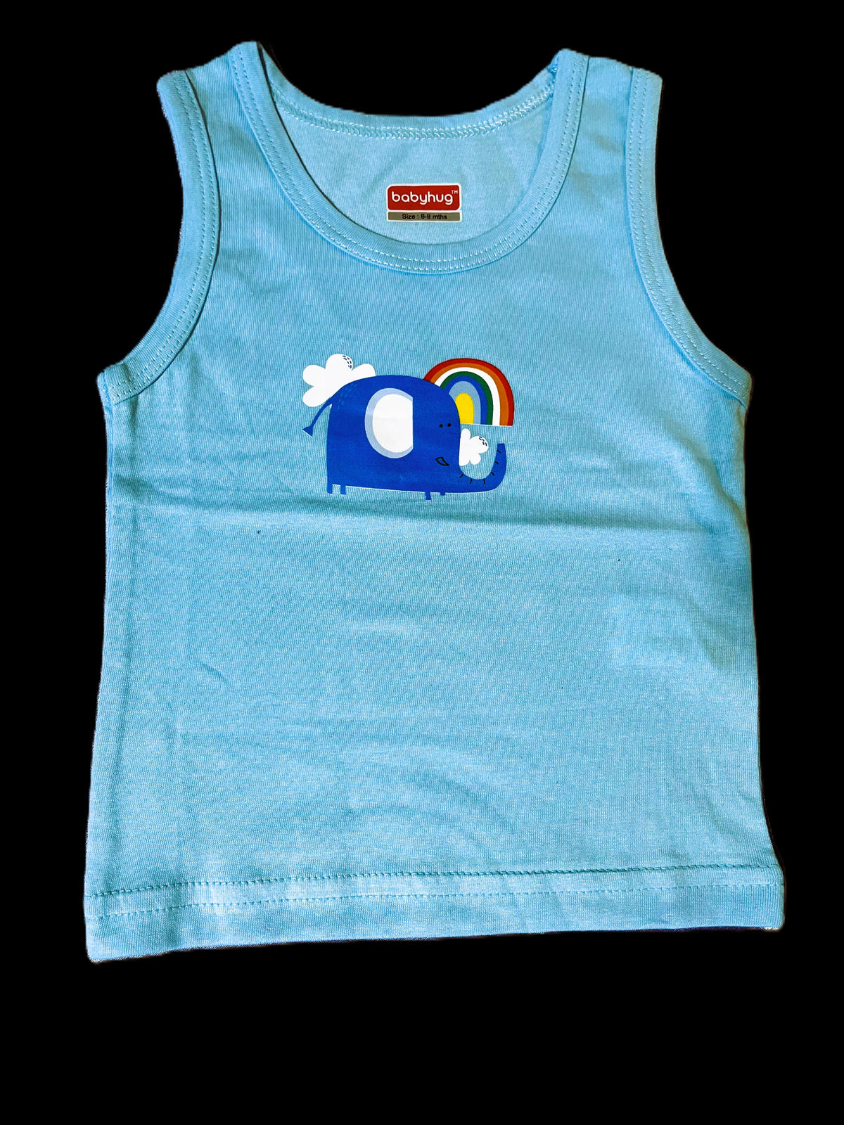Blue Sleeveless T-Shirt