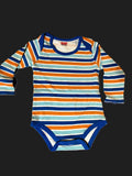 Multicolour Striped Onesie