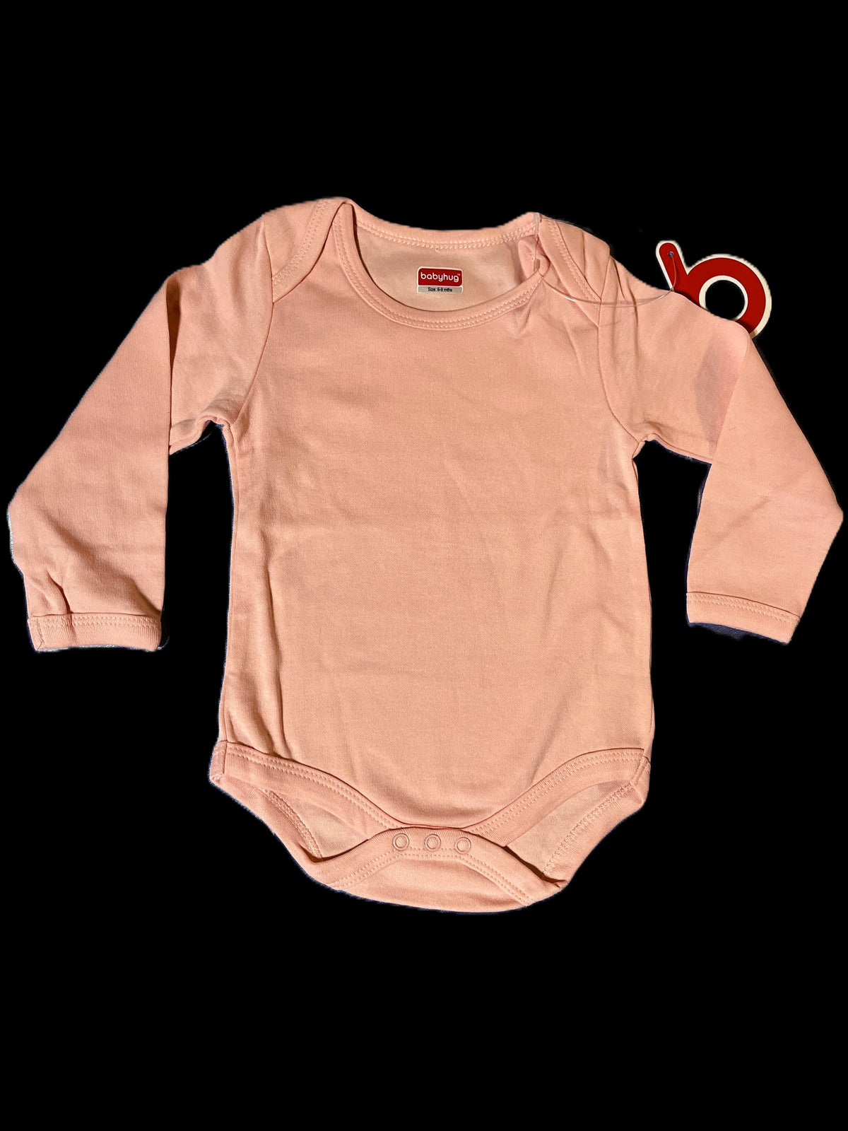 Peach Plain Onesie