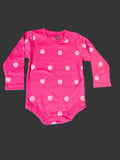 Pink Polka Dot Onesie