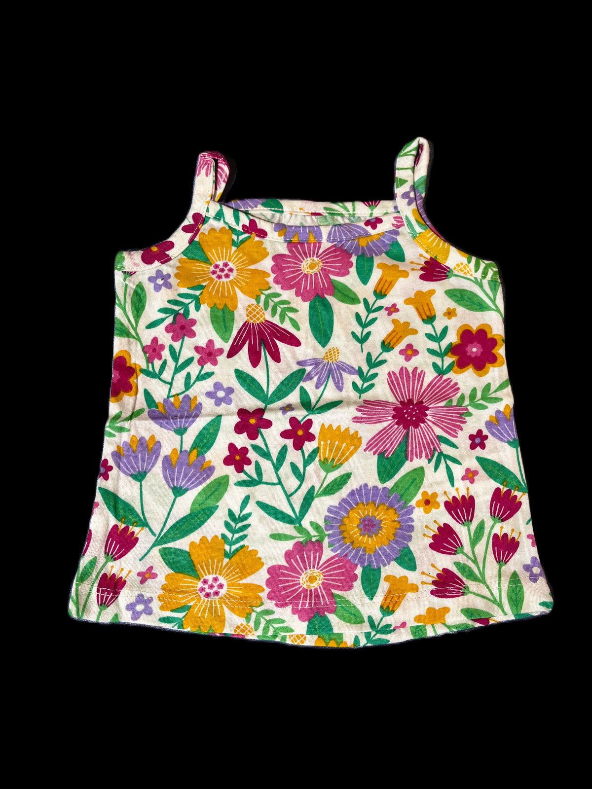 Multi Color Floral Tank Top