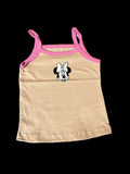 Blush Pink Character Print Tank Top