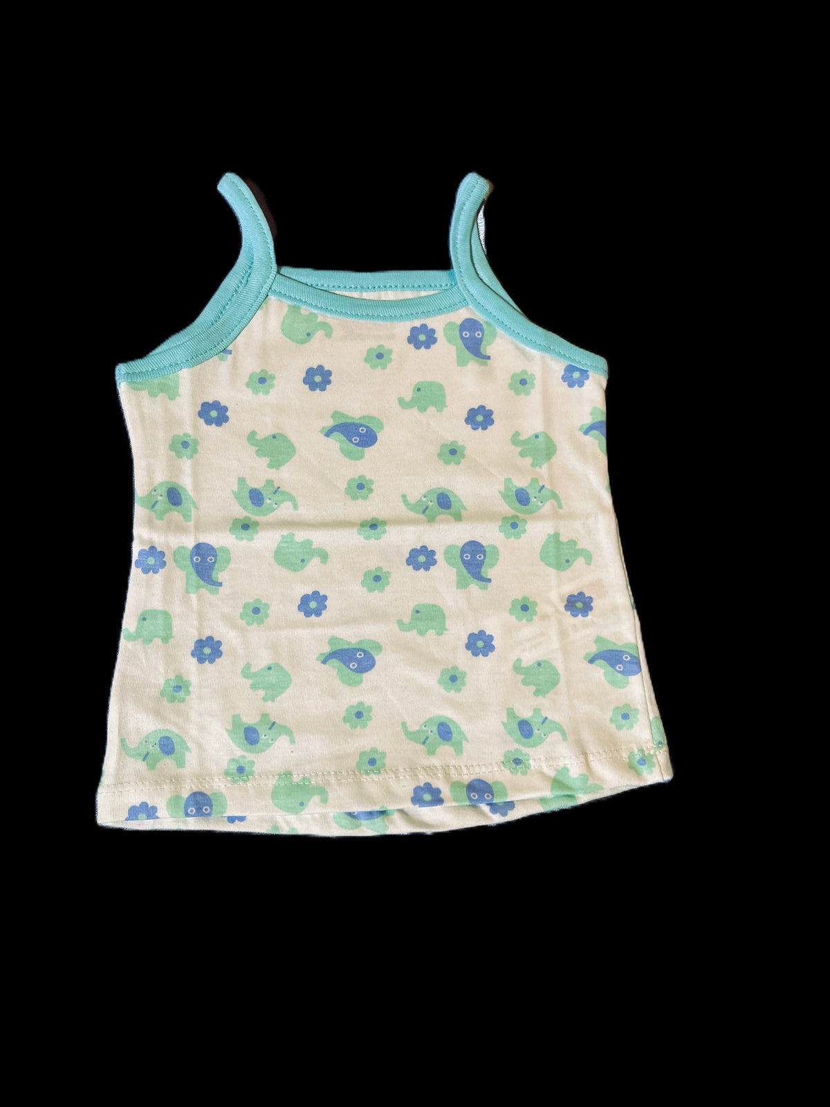 White Fish Print Tank Top