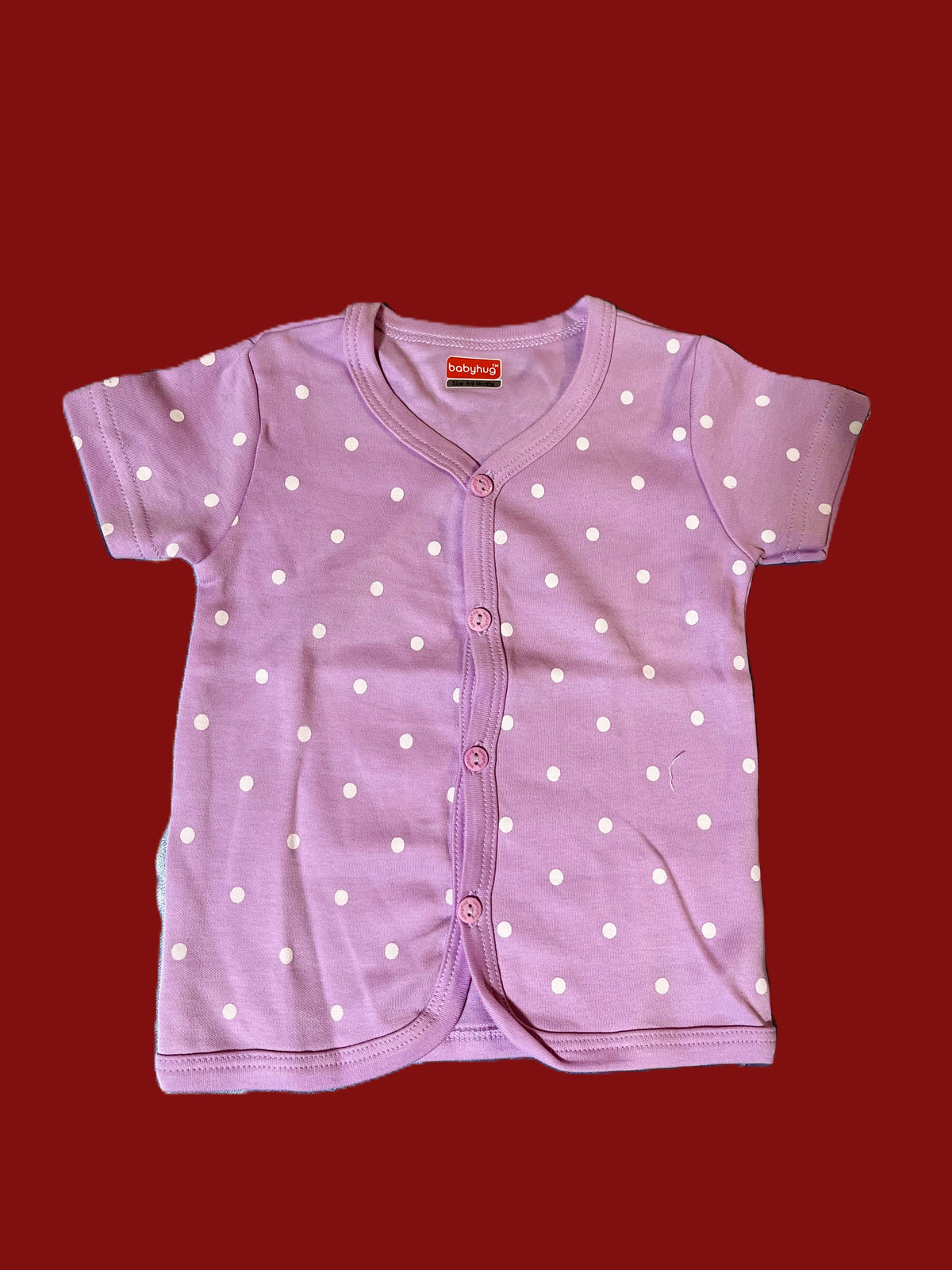 Purple Polka Dot Shirt