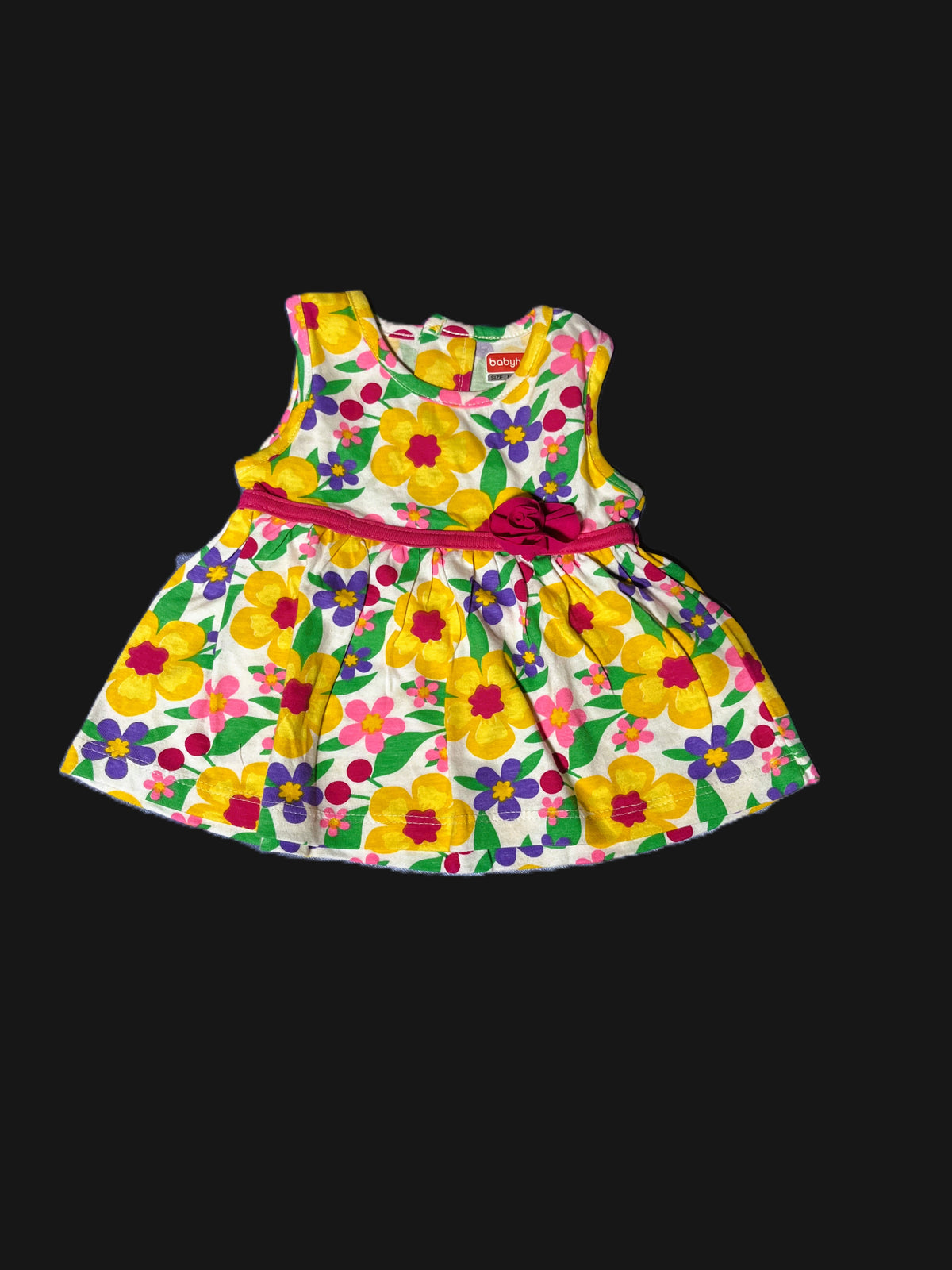 Yellow Floral Frock