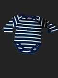 Blue Striped Onesie