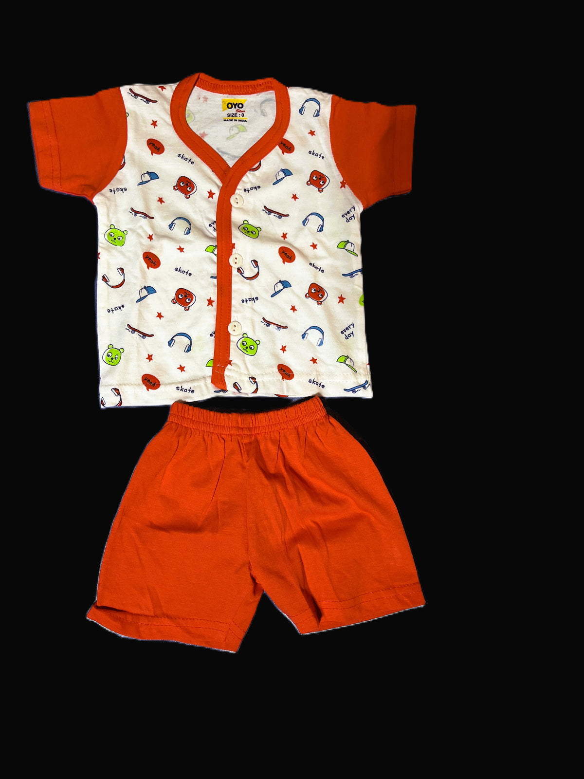 White and Orange Jable Set