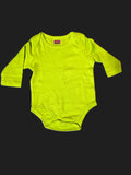 Bright Green Plain Onesie