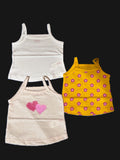 Tank Tops Pack of 3 (Random Designs)