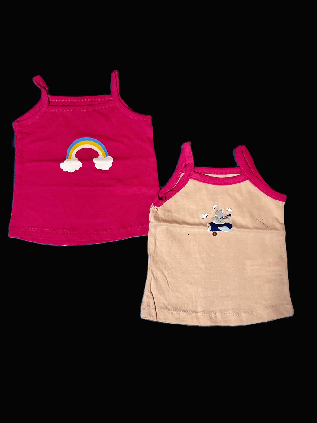 Tank Tops Pack of 2 (Random Designs)