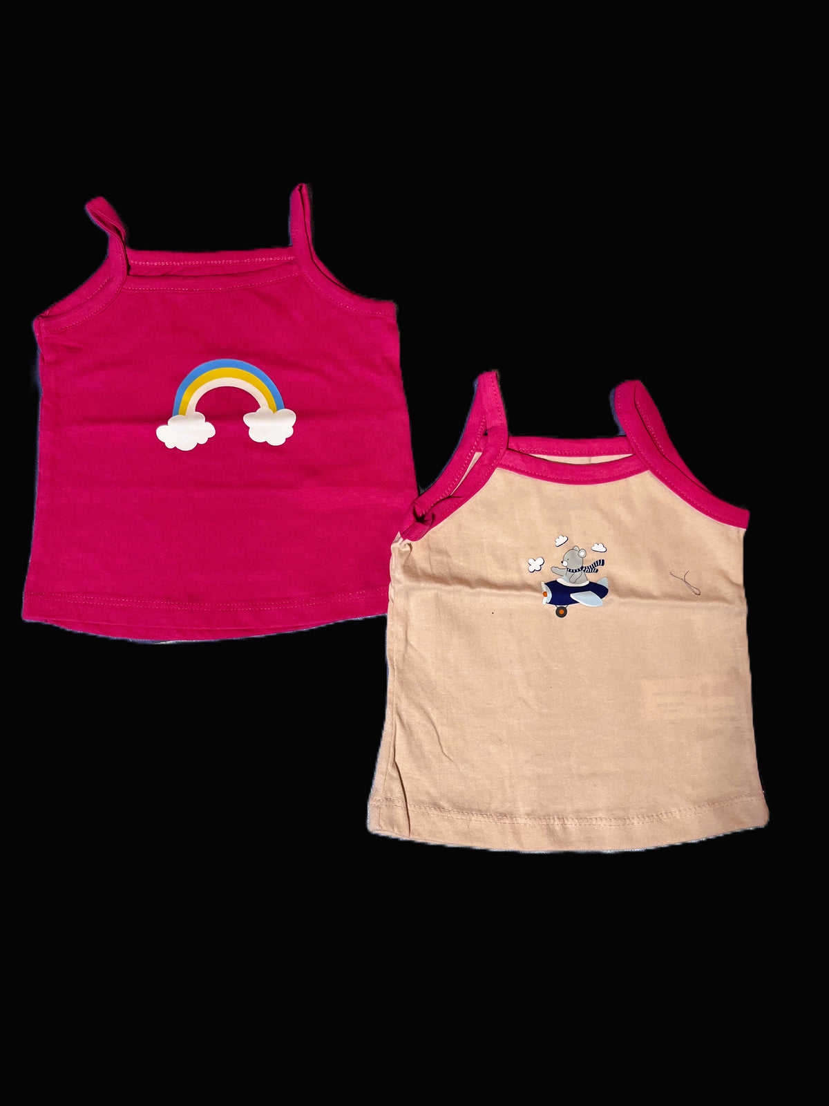 Tank Tops Pack of 2 (Random Designs)
