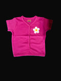 Pink Shirt with Flower Print