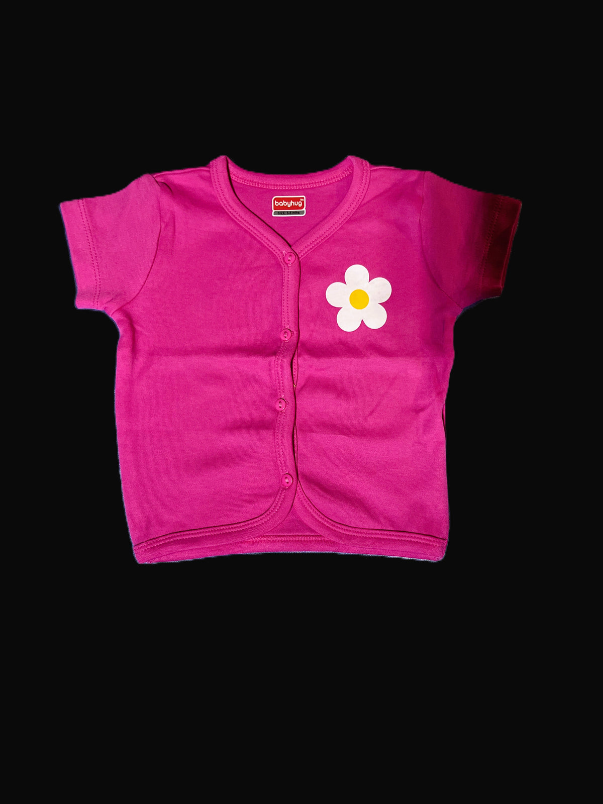 Pink Shirt with Flower Print