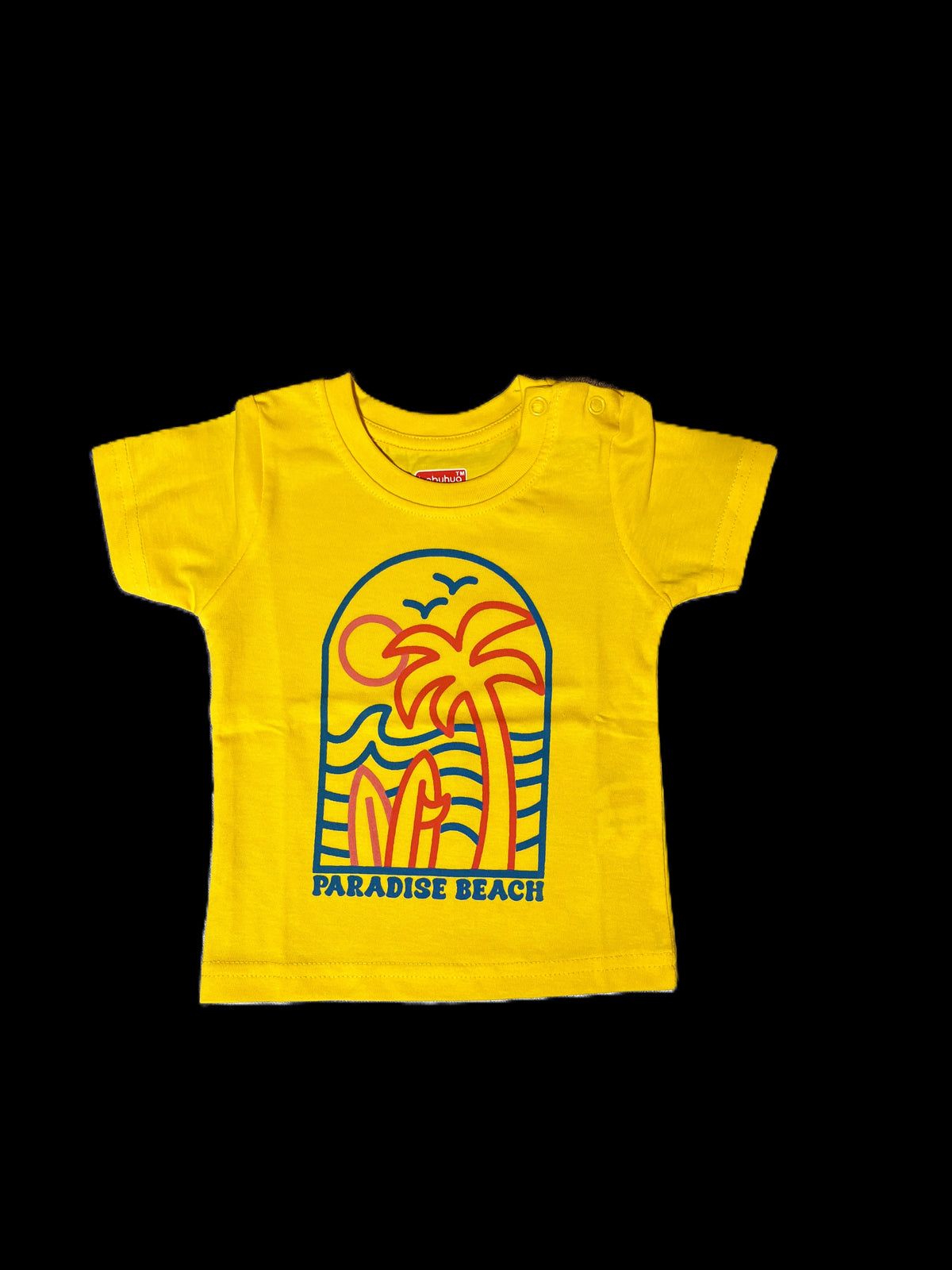Yellow Printed T-Shirt