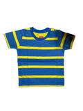 Blue and Yellow Striped T-Shirt