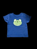 Blue T-Shirt with Cartoon Print