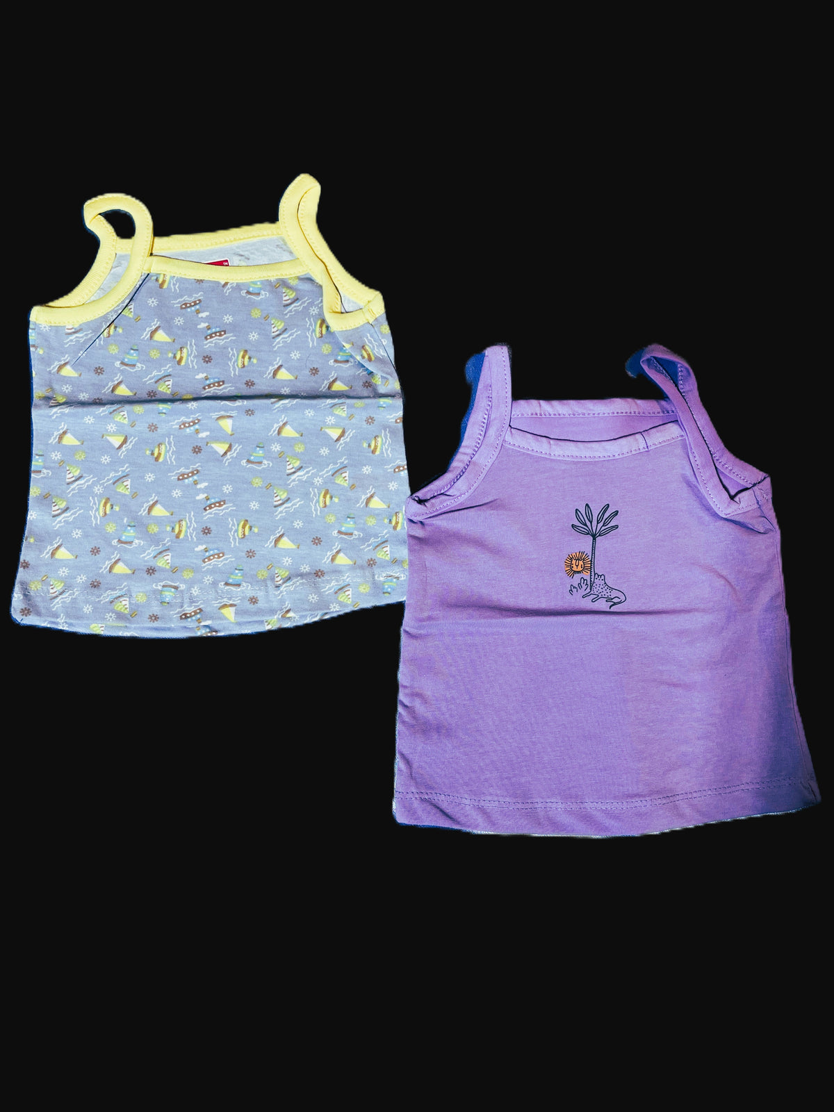 Tank Tops Pack of 2 (Random Designs)