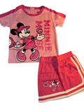 T-Shirt and Skirt with Character Print